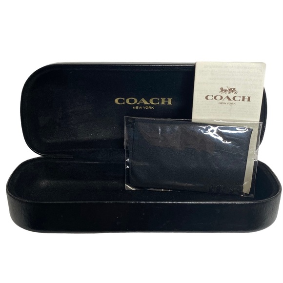 Coach HC7056Q L127 Sunglasses Silver/Black / Case - Picture 14 of 15